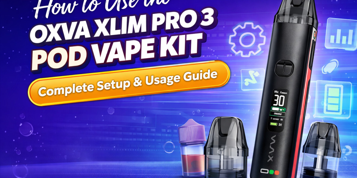 How to Use Oxva Xlim Pro 3 Pod Vape Kit | User Guide UK